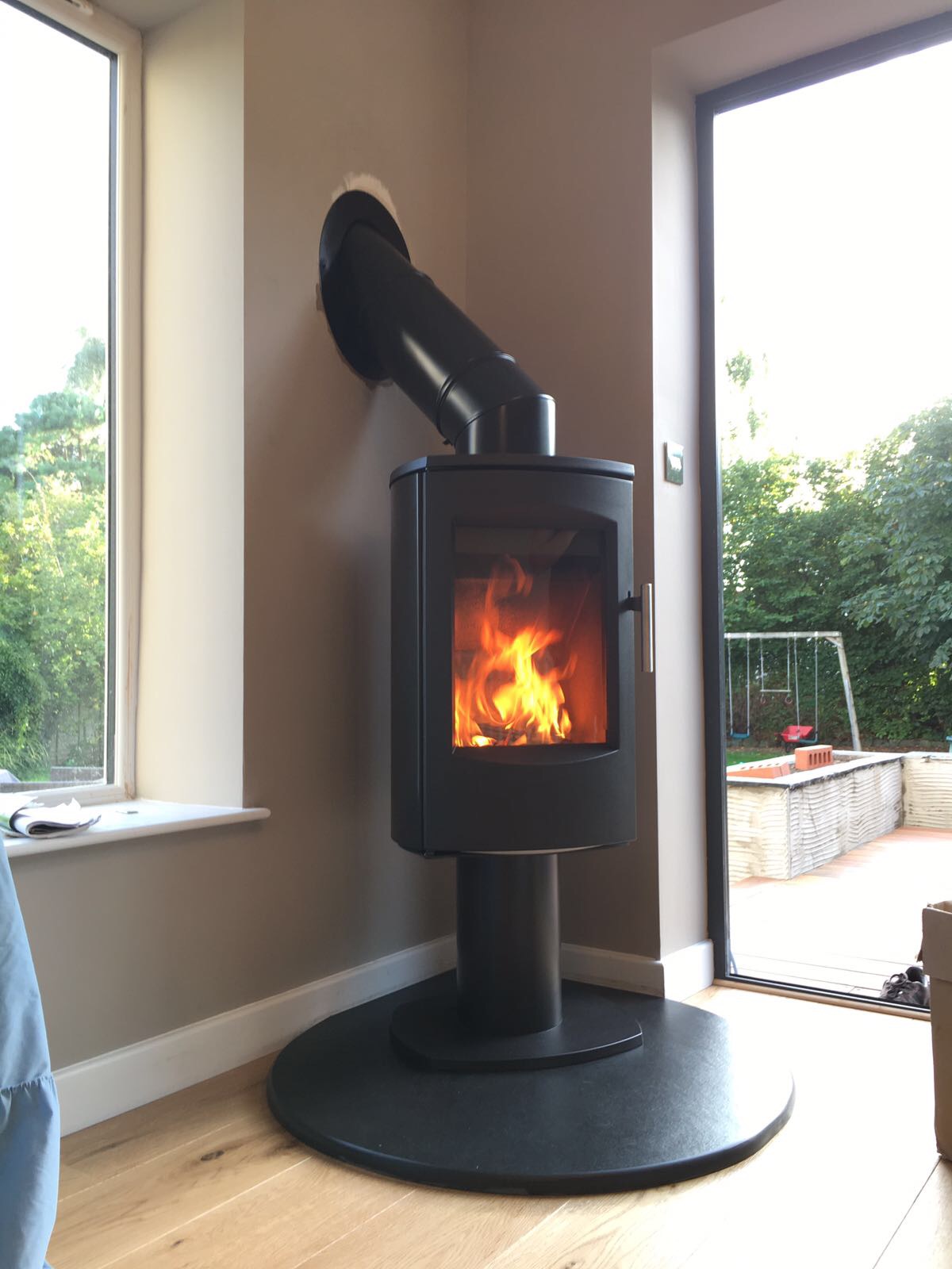 Embers Bristol Stove Installation with no chimney in Bristol